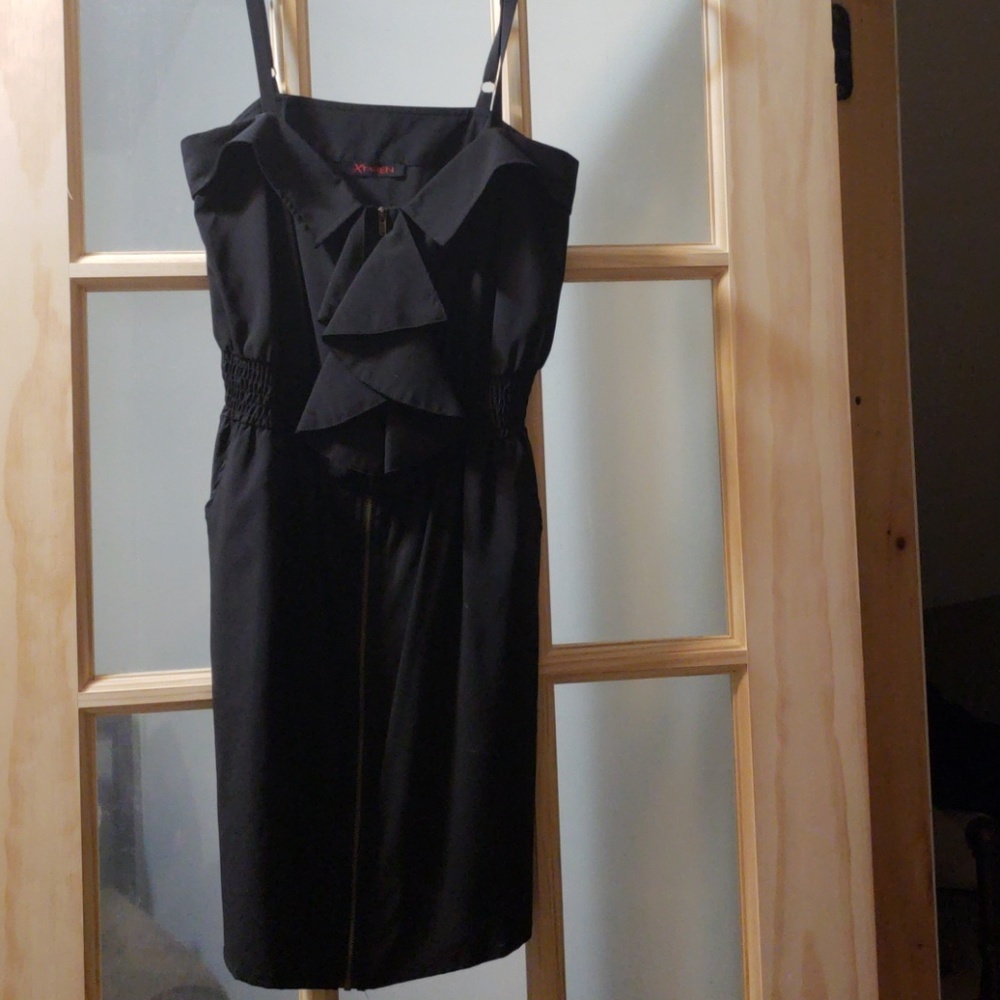 Black zipper dress